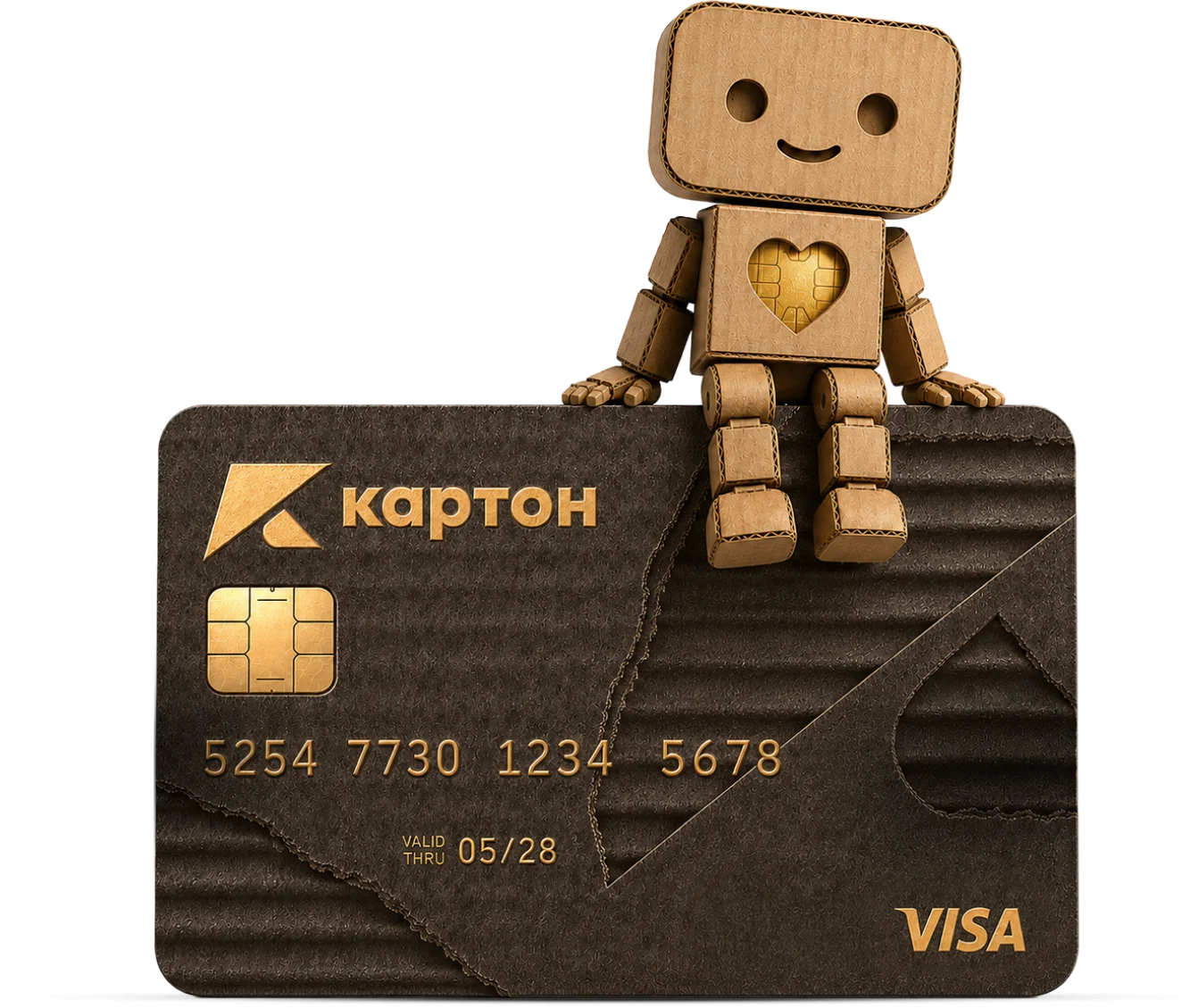 Карта Картон
